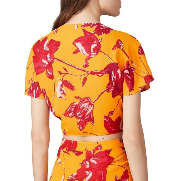 RTR Color Me Courtney Lori Wrap Crop Top - size 4 - Picture 2 of 5